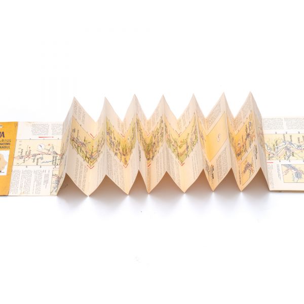 Itinerariul Drumului Internațional Londra-Istanbul, hartă oficială A.C.R.R.