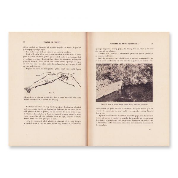 A. I. Brătescu-Voinești, Tratat de pescuit, 1938, exemplar bibliofil