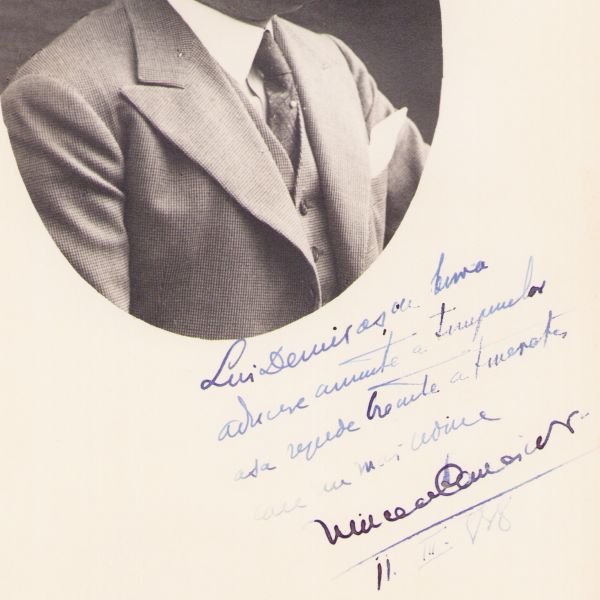 Nicolae Cancicov, două fotografii cu ample dedicații