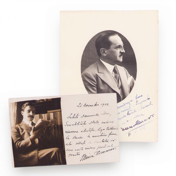 Nicolae Cancicov, două fotografii cu ample dedicații