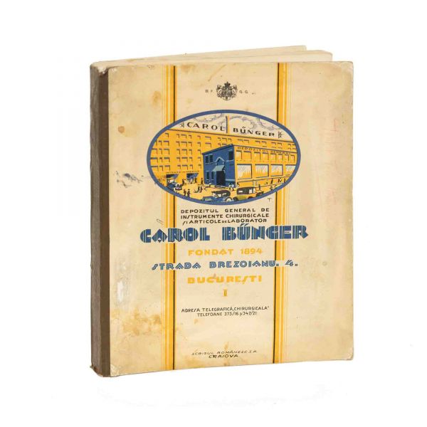 Anuarul Depozitului General de Instrumente Chirurgicale și Articole de Laborator Carol Bünger, 1929