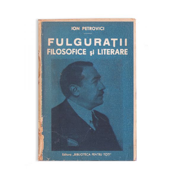 Două volume, Ion Petrovici, Titu Maiorescu +  Fulgurații filosofice și literare, cu dedicație pentru D. D. Roșca