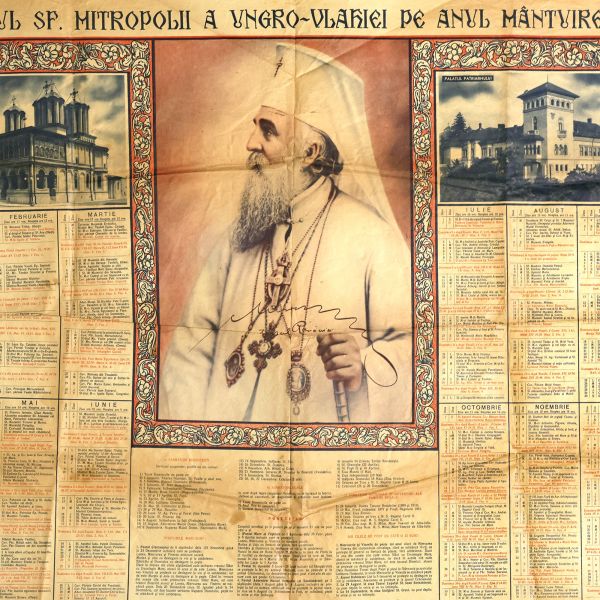 Calendarul Sfintei Mitropolii a Ungro-Vlahiei pe anul mântuirii 1939