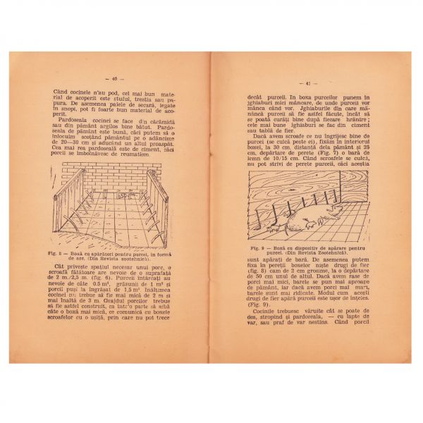 Trei broșuri despre creșterea porcilor, 1937-1942