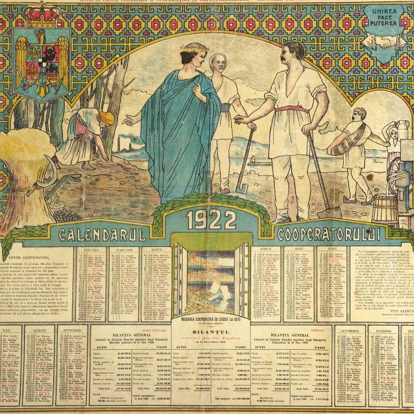 Calendarul Cooperatorului pe anul 1922
