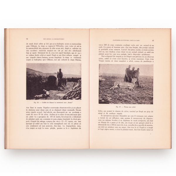 Col. August von Spiess, Din Ardeal la Kilimandjaro. Vânători în Africa, 1942, exemplar bibliofil