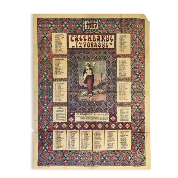 Calendarul „Izvorașul” pe anul 1927