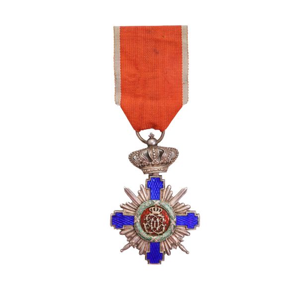 Andrei Popovici, Ordinul „Steaua României” cu spade în grad de Cavaler cu panglică de „Virtute Militară” + brevet, 1919