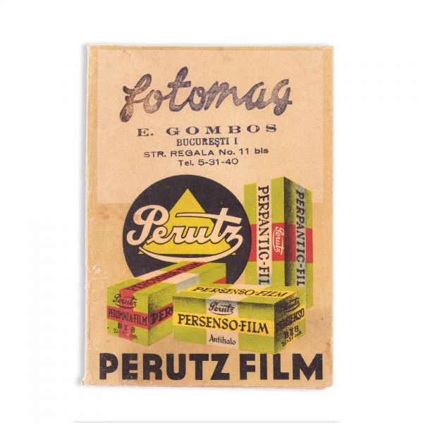 Colecție de 4 plicuri cu reclame pentru laboratoare și produse fotografice