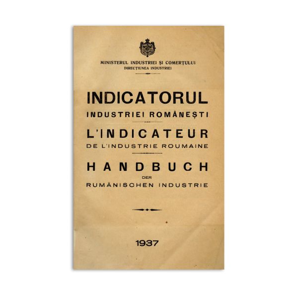 Ministerul Industriei și Comerțului, Indicatorul industriei românești, 1937 