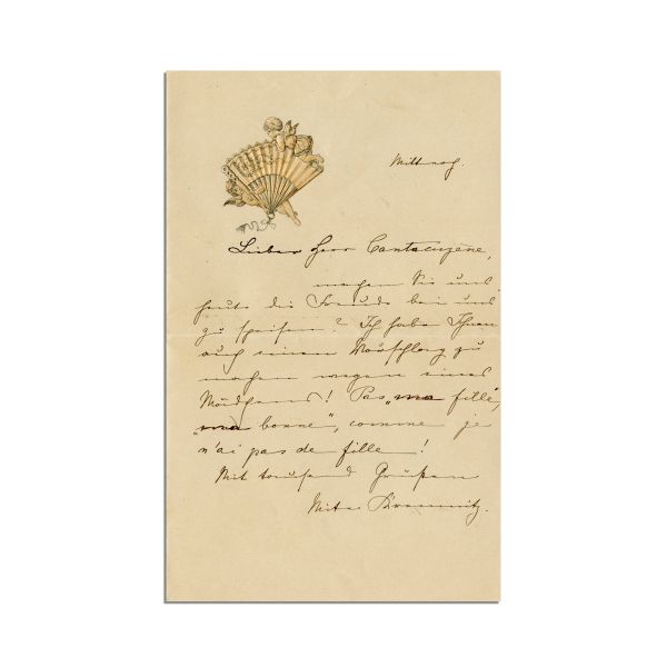 Mite Kremnitz, trei corespondențe și carte de vizită adresate lui I. A. Cantacuzino