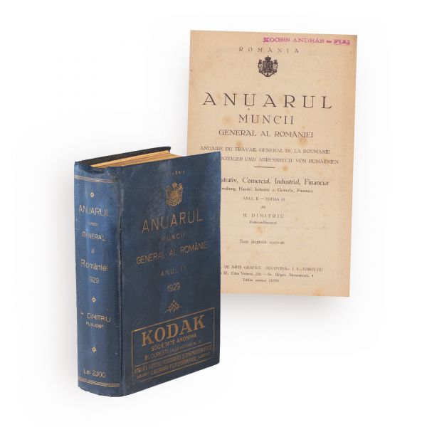 H. Dimitriu, Anuarul „Muncii” General al României, anul II, 1929