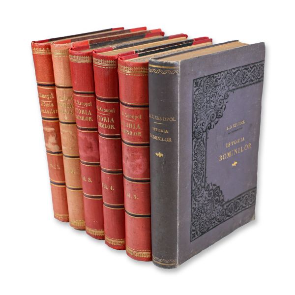 A. D. Xenopol, Istoria Românilor din Dacia Traiană, prima ediție, 1888-1893, 6 volume
