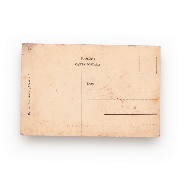 Take Ionescu la birou, carte poștală caricaturală - piesă foarte rară