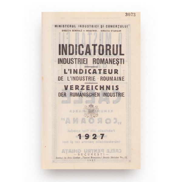 Indicatorul industriei românești, 1927