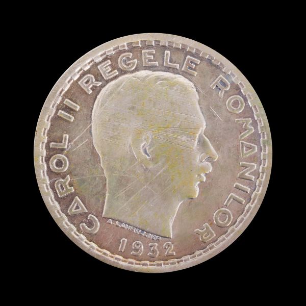 100 de lei 1932, Carol al II-lea, monedă din argint