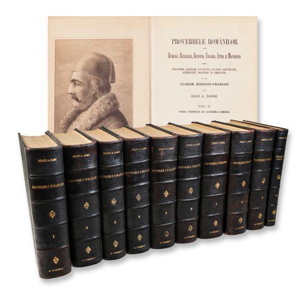 Iuliu Zane, Proverbele românilor din România, Basarabia, Bucovina, Ungaria, Istria și Macedonia, 1895-1903, 10 volume 