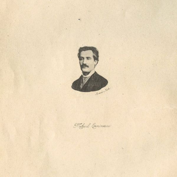 Mihai Eminescu, Poesii, 1884, Ediție princeps, cu ex-librisul lui V. G. Morțun