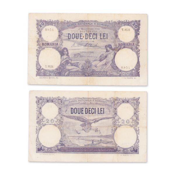 20 lei 1929, bancnotă