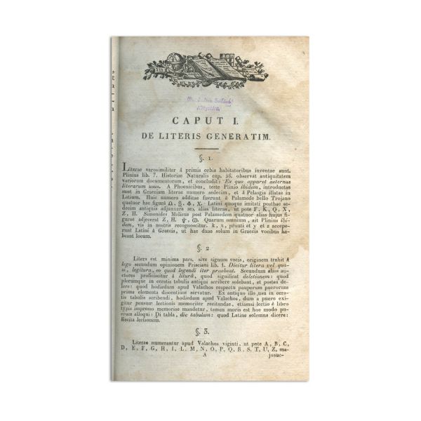 Lexicon româno-latino-ungaro-german. Buda, 1825