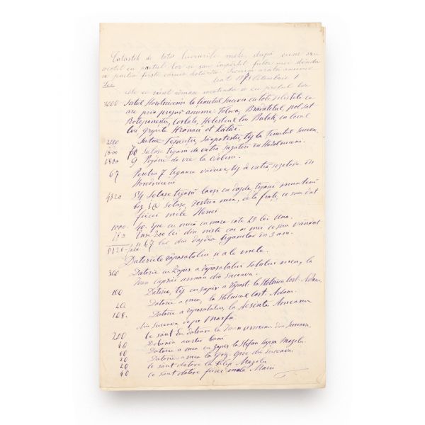 Catastif cu împărțeala averilor date fiilor și fiicelor, făcută de Safta Cantacuzino Deleanu, soția răposatului Constantin Cantacuzino Măgureanu, Iași, 1773