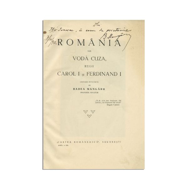Badea Mangâru, România sub Vodă Cuza, Carol I și Ferdinand