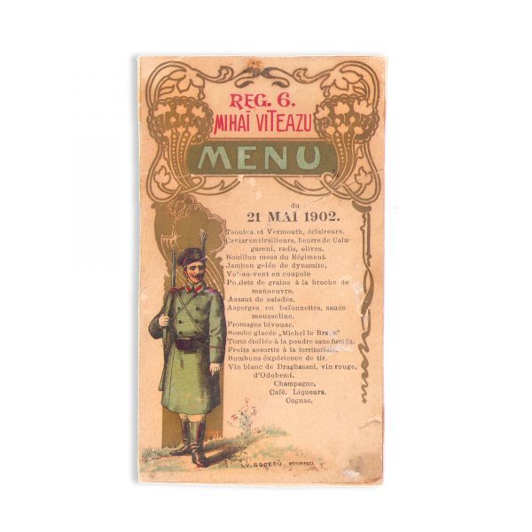 Regimentul 6 Mihai Viteazul, meniul zilei de 21 mai 1902