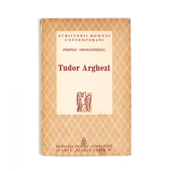 Pompiliu Constantinescu, Tudor Arghezi, 1940, cu dedicație pentru actorul Ion Anestin