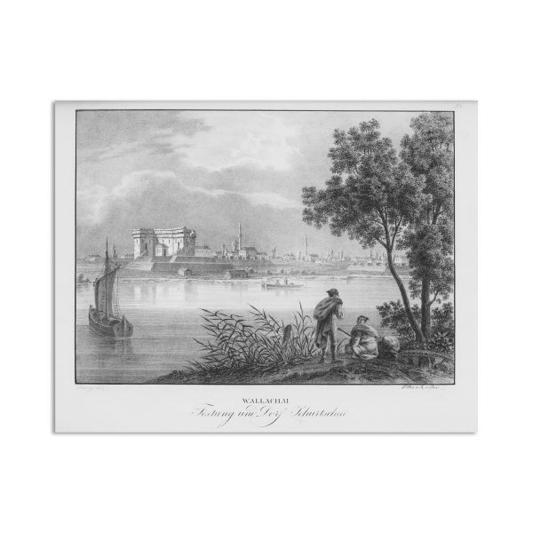 Cetatea și Localitatea Giurgiu, litografie, 1826