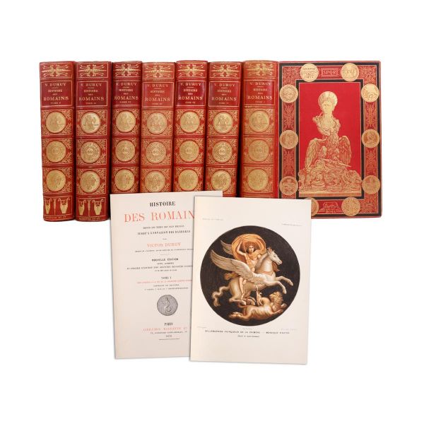Victor Duruy, Histoire des Romains, 7 volume, 1879-1885 - Ediție de lux