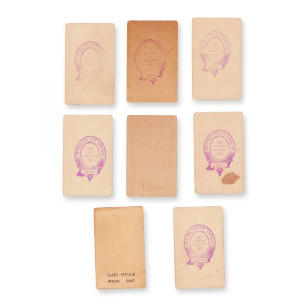 Personalități politice și culturale, 8 fotografii tip carte-de-visite, atelier Frații Șaraga