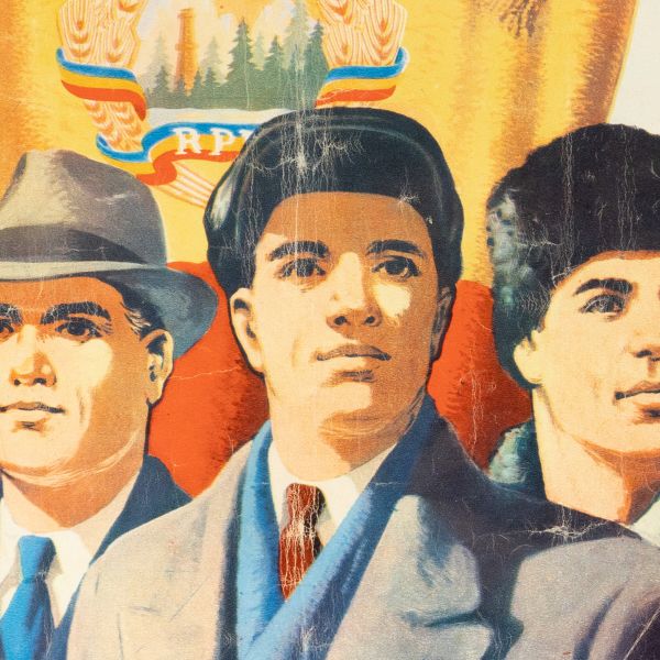 „Votați candidații Frontului Democrației Populare!”, 1957, afiș