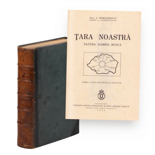 Prof. I. Simionescu, Țara noastră, 1938 + Barbu Slătineanu, Ceramica românească, 1938 