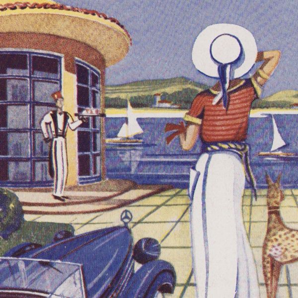 Reclamă a restaurantului-bar Nicolae Zissu, 1938