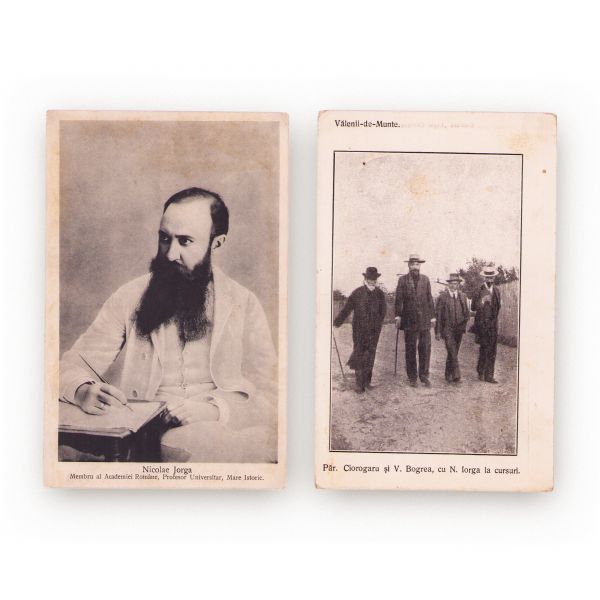 Nicolae Iorga, 5 fotografii tip carte poștală