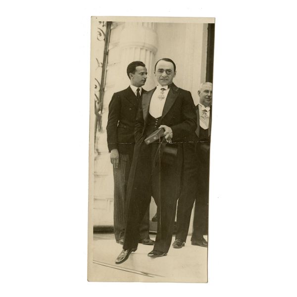 Armand Călinescu, fotografie de Iosif Berman + carte de vizită