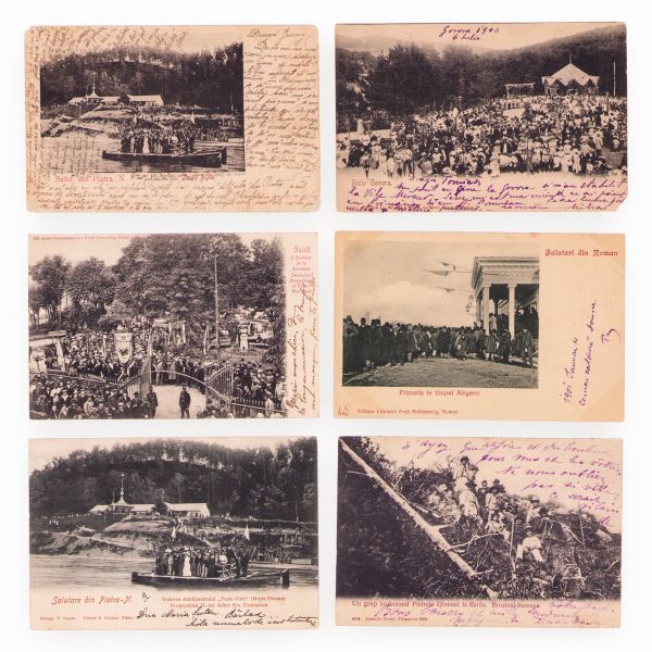 Vederi din România, 10 fotografii tip carte poștală