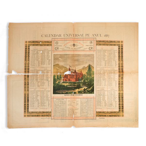 Calendar Universal pe anul 1887, editat de Tipografia Curții Regale F. Gobl Fii 