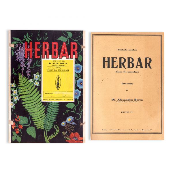 Dr. Alex. Borza, Ierbar pentru clasa a II-a secundară