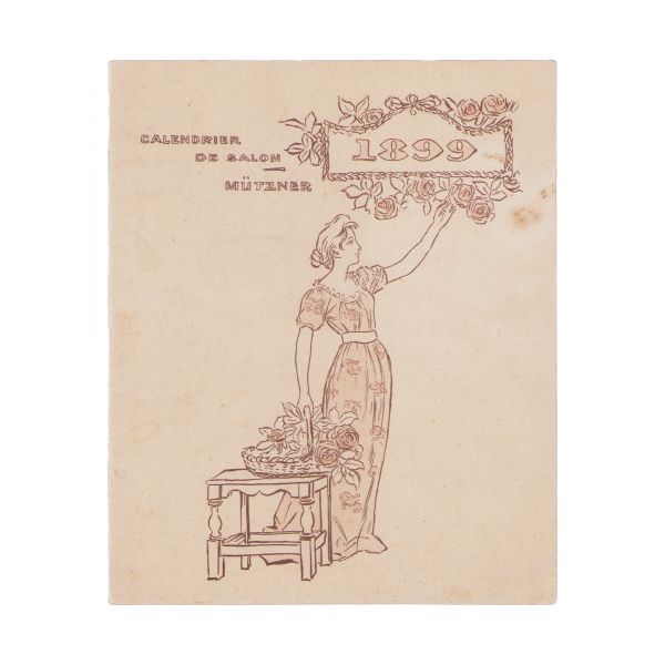 Calendrier de salon, 1899, ilustrat de Marcu Mützner