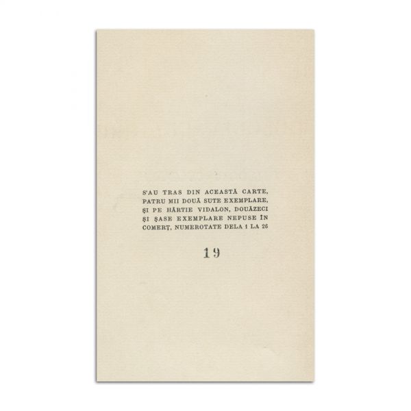 Lucian Blaga, Trilogia Culturii, 1944, exemplar bibliofil