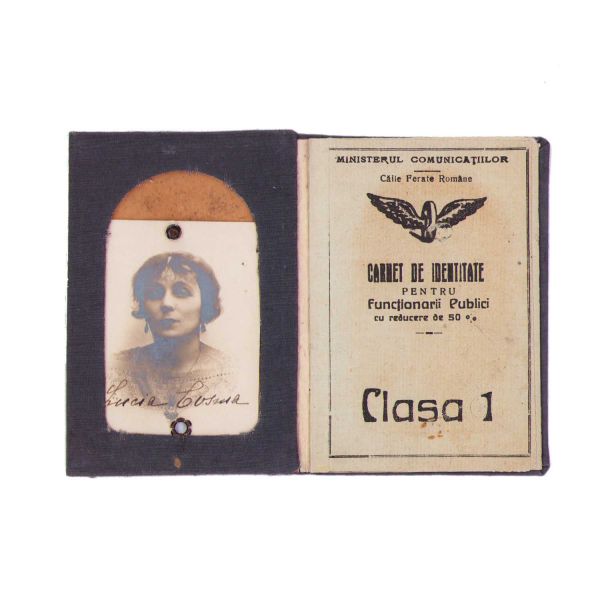 Lucia Cosma, carnet de identitate CFR, 1924 - 1927 
