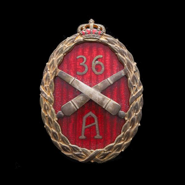 Insigna de 7 ani a „Regimentului 36 Artilerie - Pitești”