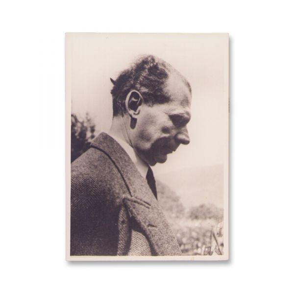 Lucian Blaga, scrisoare pentru Olimpiu Boitoș + fotografie de epocă 