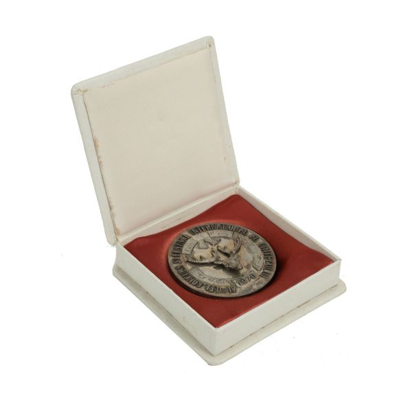 Cerbul de aur, medalie a ediției a III-a, 1970, în cutie de epocă