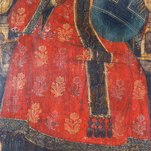 Icoană Împărătească, Iisus Hristos Pantocrator, tempera pe lemn, 1800-1820