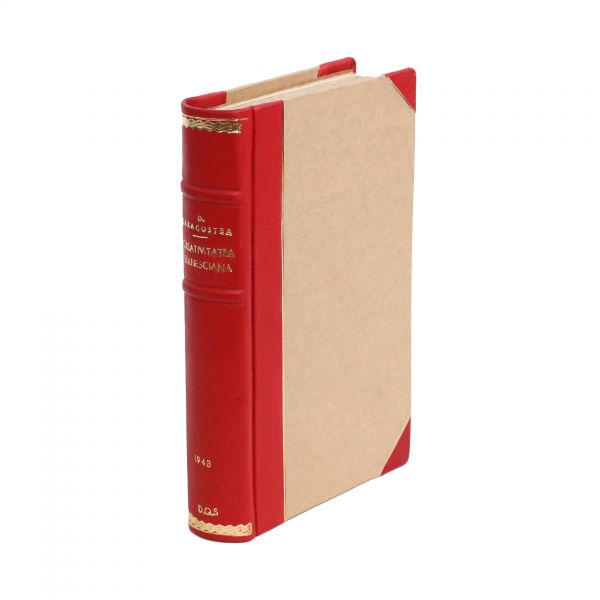 D. Caracostea, Creativitatea eminesciană, exemplar bibliofil