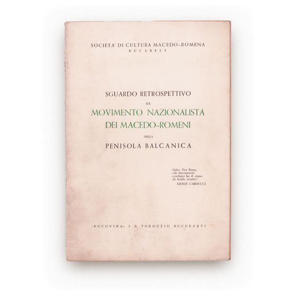 Patru studii despre macedoromâni, 1939-1941