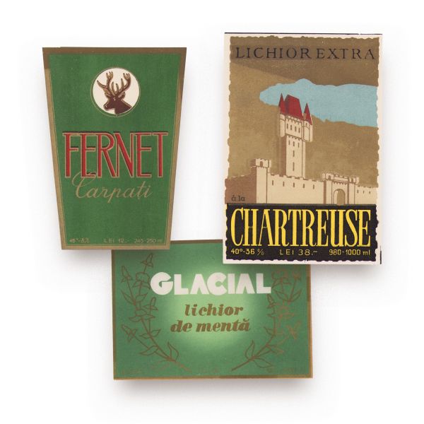 Lichior Glacial, Fernet Carpați și Lichior Chartreuse, trei etichete de băutură