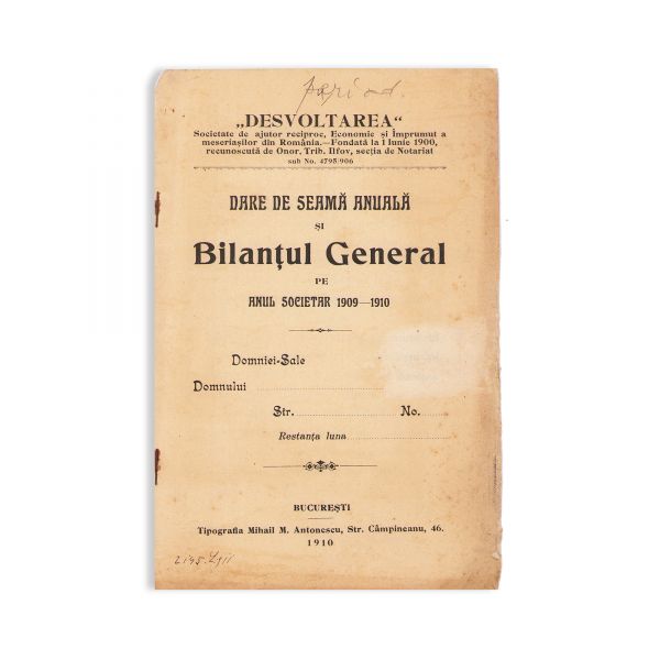 Colecție de 27 statute bancare